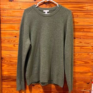 Gap Lambs Wool Army Green Sweater